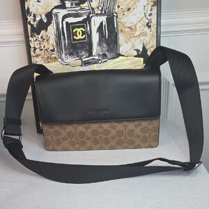 Coach Turner Flap Crossbody Bag in Signature Canvas